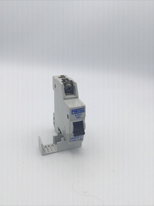 PROTEUS 16A TYPE 2 616/2 SINGLE POLE CIRCUIT BREAKER