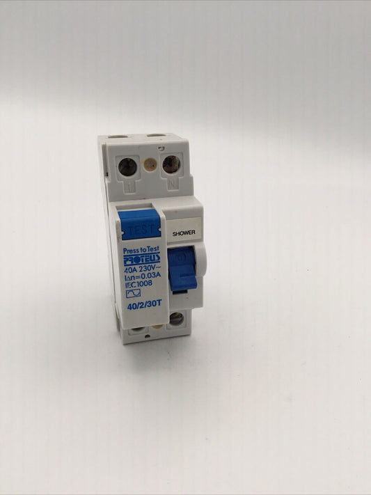 PROTEUS 40/2/30T 40A DP 30MA RCD