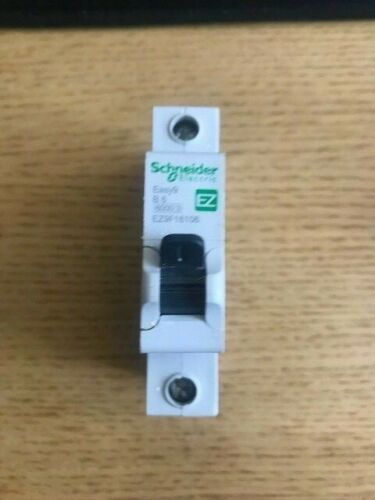 SCHNEIDER 16 AMP TYPE B 6kA MCB CIRCUIT BREAKER EZ EASY9 EZ9F16116 New