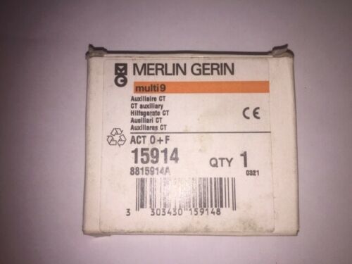 SCHNEIDER Merlin Gerin 15914 Aux Contact for CT ACT O+F