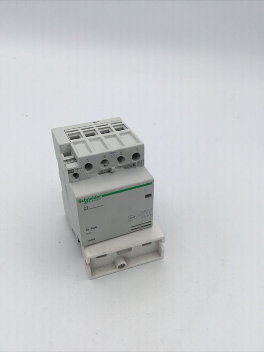 Schneider - 15967 - CT Three Pole 40a NO Contactor 240v Coil