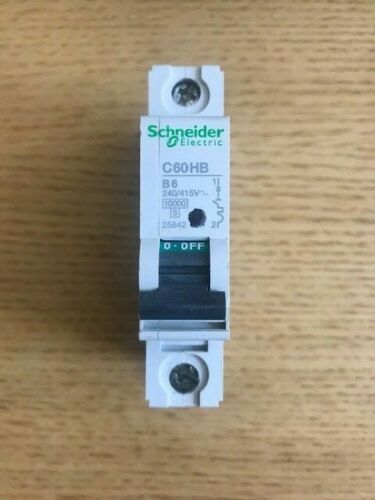 Schneider Electric 25842 C60HB B6 6A 60898 MCB Same Day Dispatch - Tested