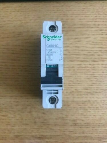 Schneider Electric C60HC C32 32A 60898 MCB Tested - Same Day Dispatch