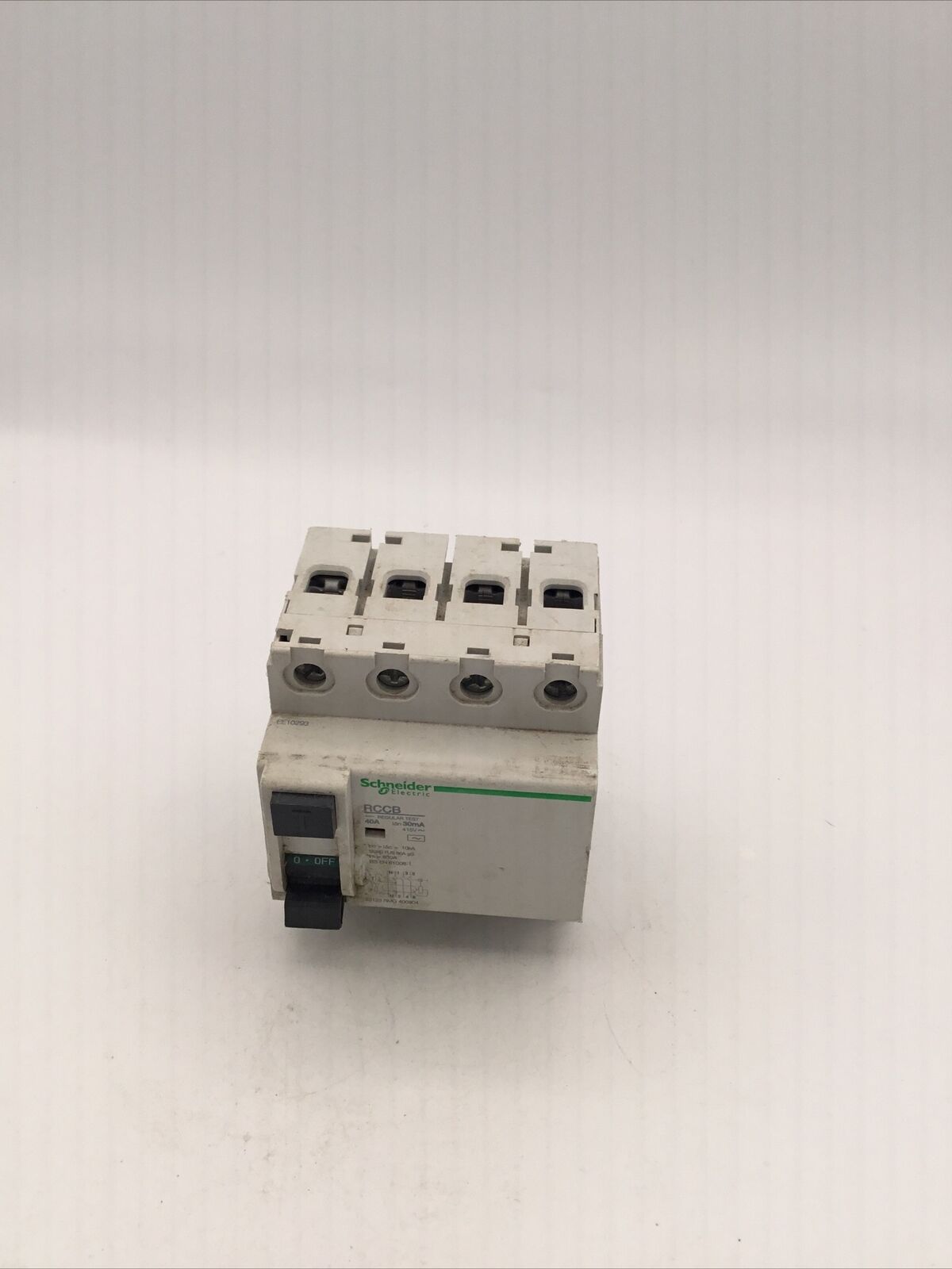 Schneider Electric RCCB 4Pole 40A 30mA 3 Phase 23123 RMG 400304