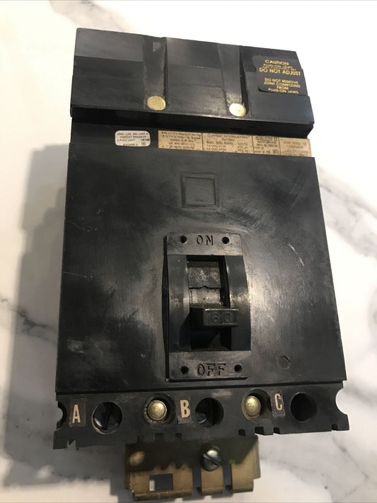 Square D FA36060 Circuit Breaker MCCB 60 Amp 3 Pole 60A