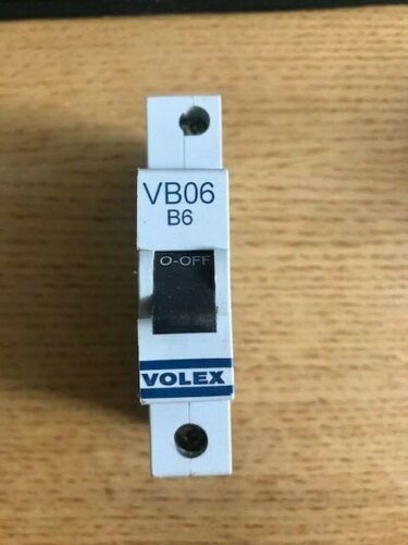 VOLEX EARLY VB B6 VB06  MCB 6000 BREAKER Same Day Dispatch - Tested & Working