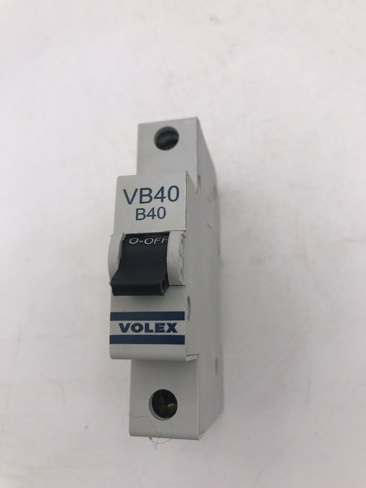 VOLEX VB40 40 AMP TYPE B 6 kA MCB CIRCUIT BREAKER