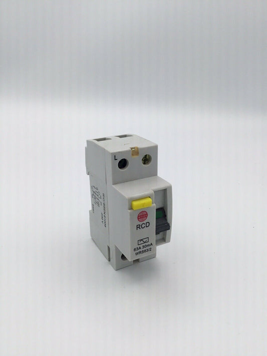 WYLEX 63 AMP 30 mA DOUBLE POLE RCD WRS63/2