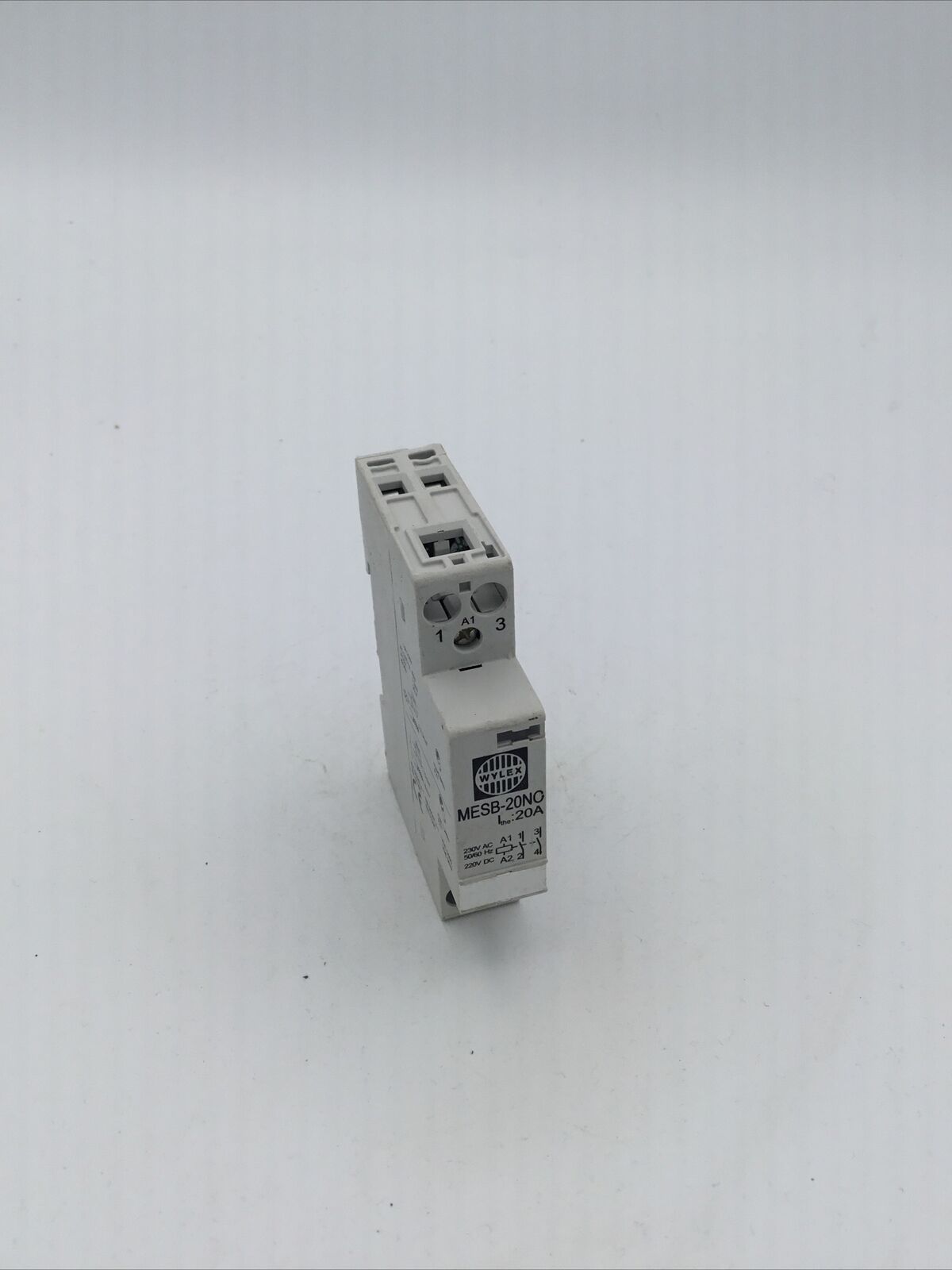 WYLEX MESB-20NO 20 AMP 2 POLE N.O 230V CONTACTOR Din Rail Mounting