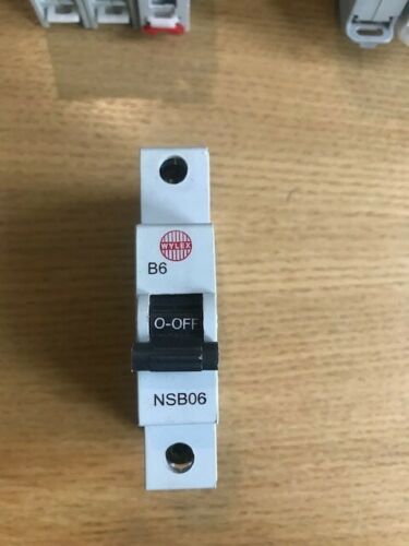 Wylex B6 MCB'S NSB06 - Free UK Delivery - Same Day Dispatch 6 Amp