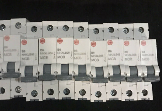 Wylex NHXLB06 Miniature Circuit Breaker MCB 6kA Type B - 6 Amp Brand New