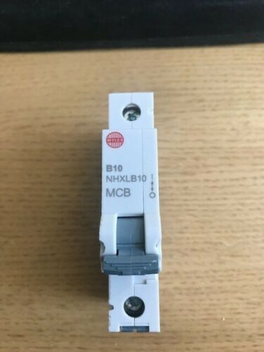 Wylex NHXLB10 Miniature Circuit Breaker MCB 6kA Type B - 10 Amp Brand New 