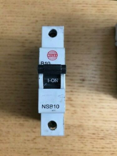 Wylex NSB10 MCB 10 Amp Single Pole Circuit Breaker Type B 10A NSB10 Same Day Dispatch