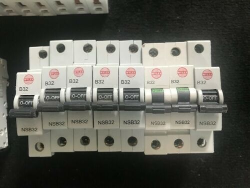 Wylex NSB32 MCB 32 Amp Single Pole Circuit Breaker Type B 32A NSB32 Same Day 