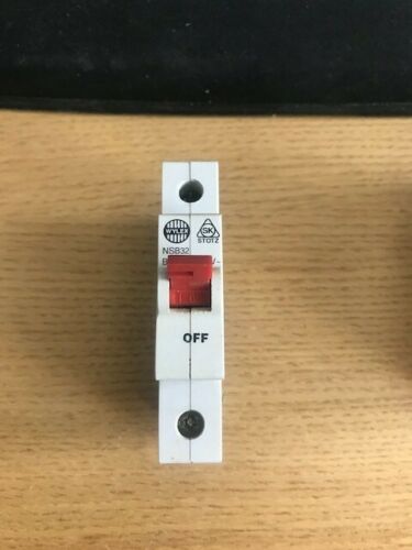 Wylex Stotz B32 32A 32Amp NSB32 MCB Miniature Circuit Breaker Old Type B Tested