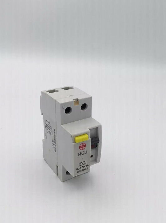 Wylex WRS 80/2 RCD Circuit Breaker 80 Amp Double Pole 30mA Trip