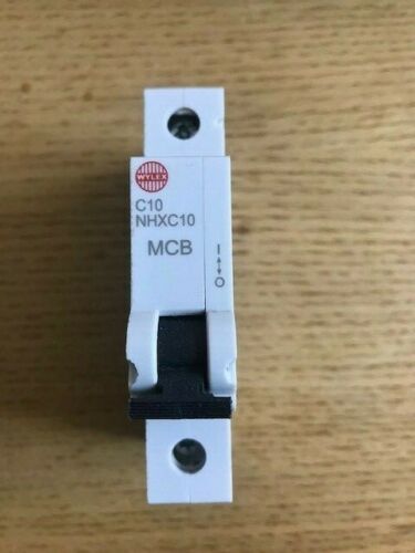 Wylex circuit breaker Type C NHXC10 10A single pole MCB Same Day Dispatch