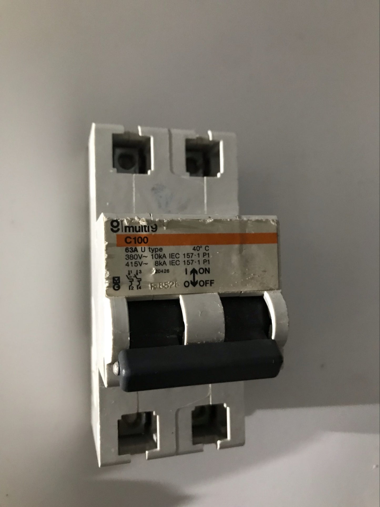 MERLIN GERIN multi9 QK C100 2P 63A 380v/ 415v 2 Pole Circuit Breaker