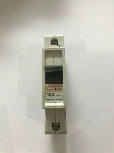 Legrand 262404 10A Type 2 MCB Tested